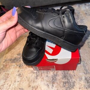 Nike Kids All-Black Sneakers